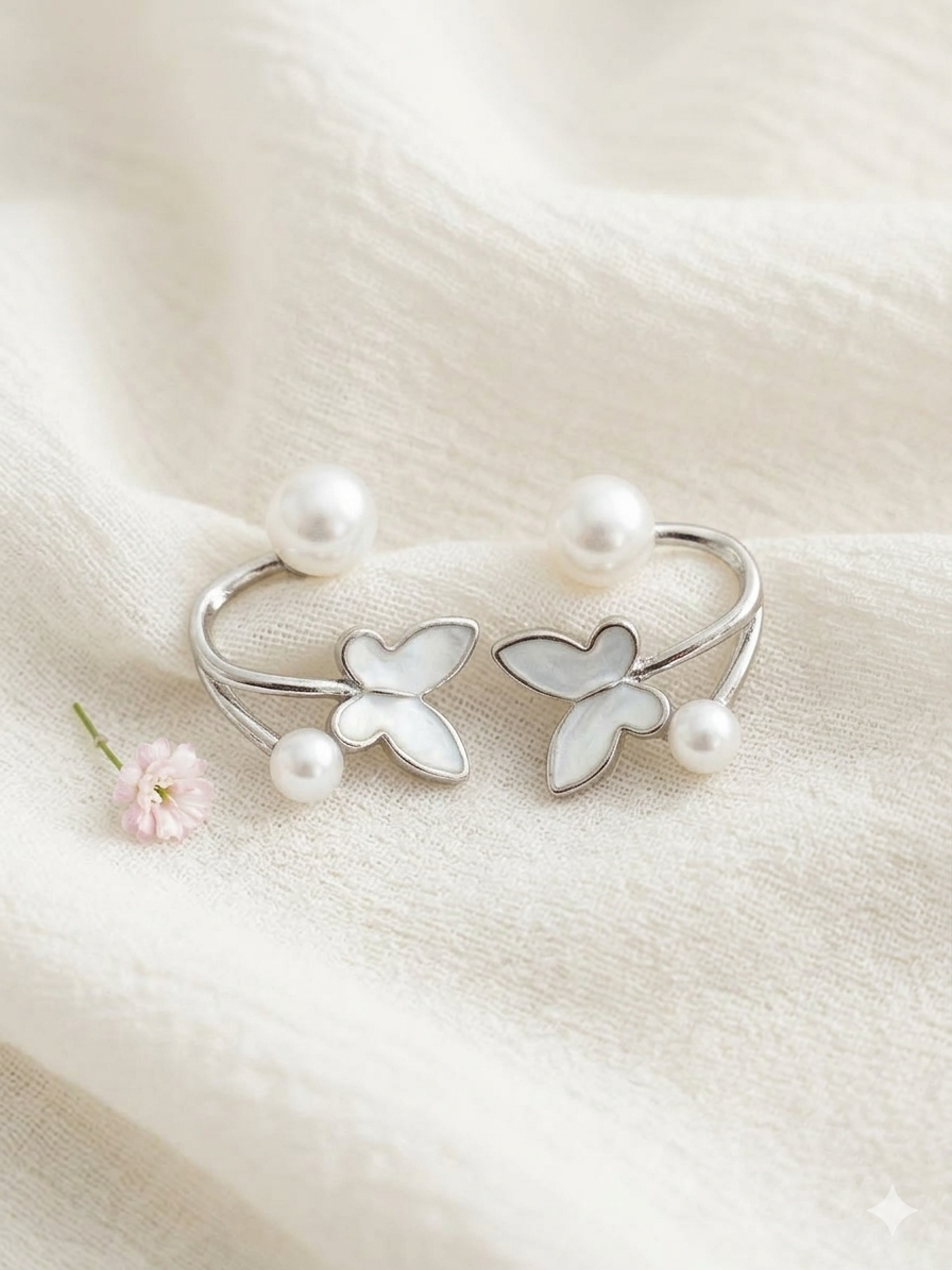 Butterfly Petal Opal Earrings