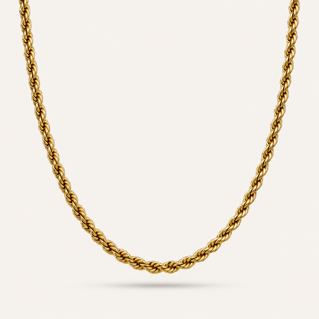 Rope Gold Chain for Men