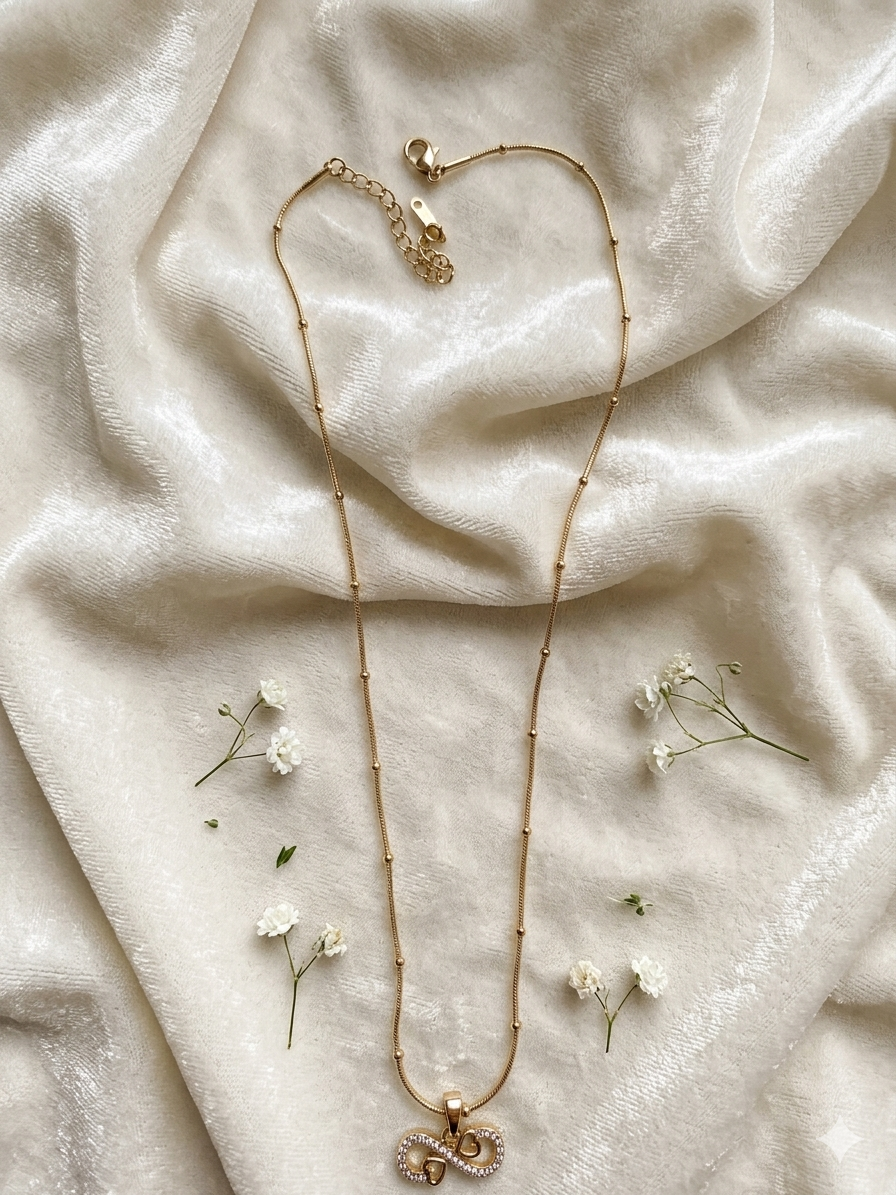Infinity Golden Necklace